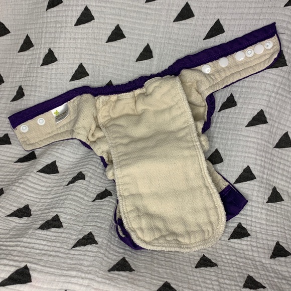 OsoCozy AIO Cloth Diaper Small - Deep Purple EUC - Picture 5 of 6